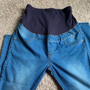 Boohoo Maternity Over The Bump Skinny Jeans